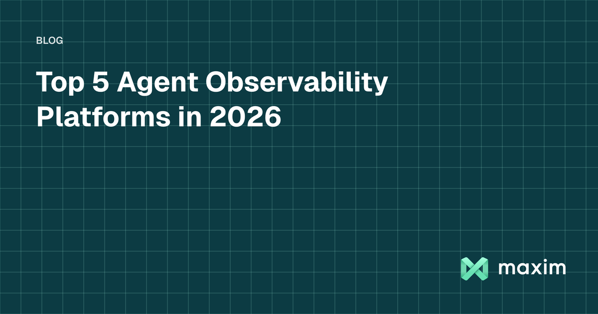 Top 5 Agent Observability Platforms in 2026