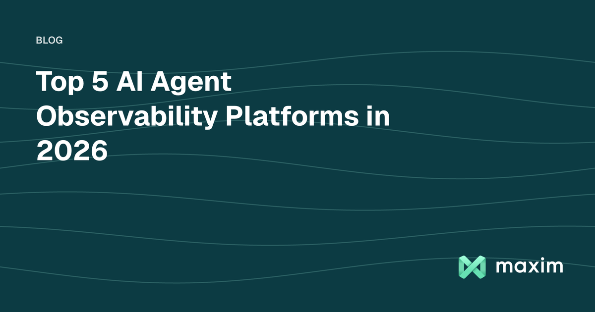 Top 5 AI Agent Observability Platforms in 2026