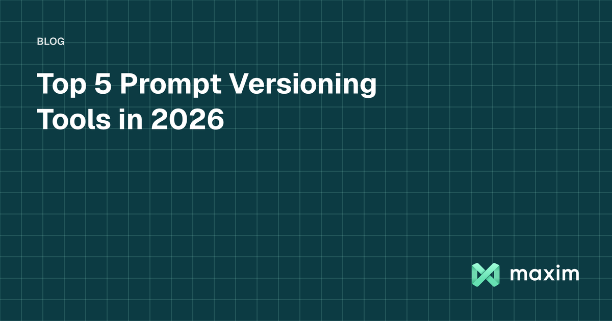 Top 5 Prompt Versioning Tools in 2026