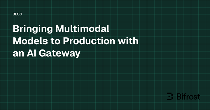 Bringing Multimodal Models to Production with an AI Gateway